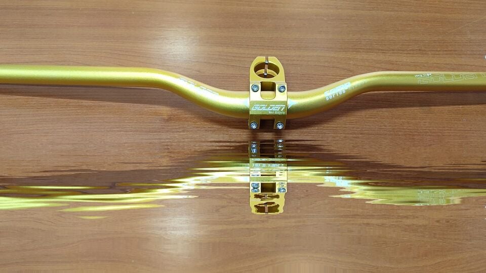 Golden Alüminyum 780 Mm Gidon Ve Boğaz Seti (sarı)