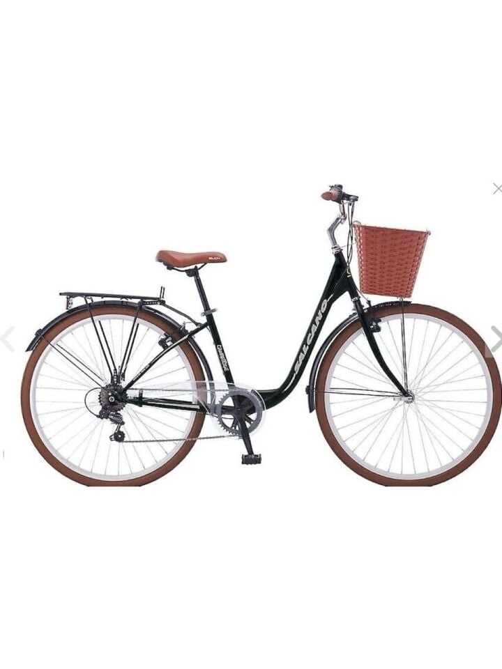 Salcano Cambridge 700 Ünisex Mat Siyah Gri Kahve Şehir Bisikleti